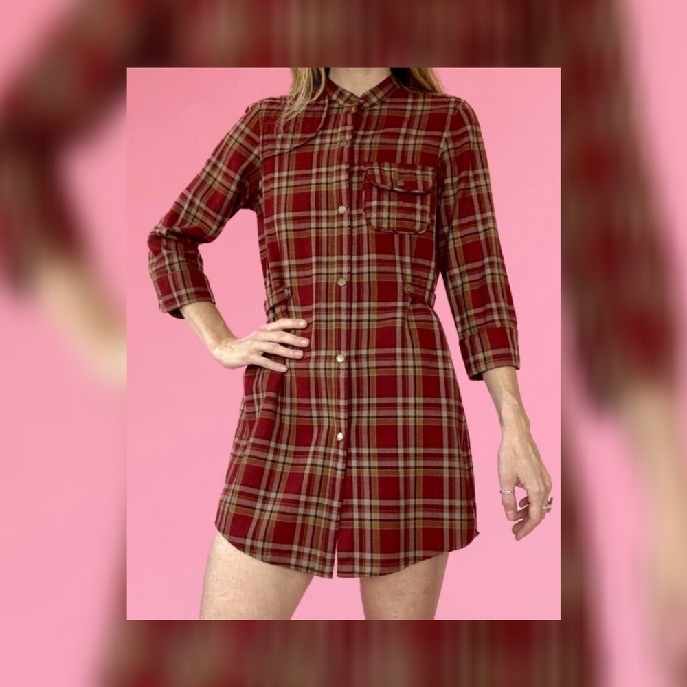 Pendleton Portland Collection Tunic Plaid Dress S